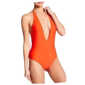 Mikoh Hinano Halter One Piece Swimsuit Luau Sollua Womens Large